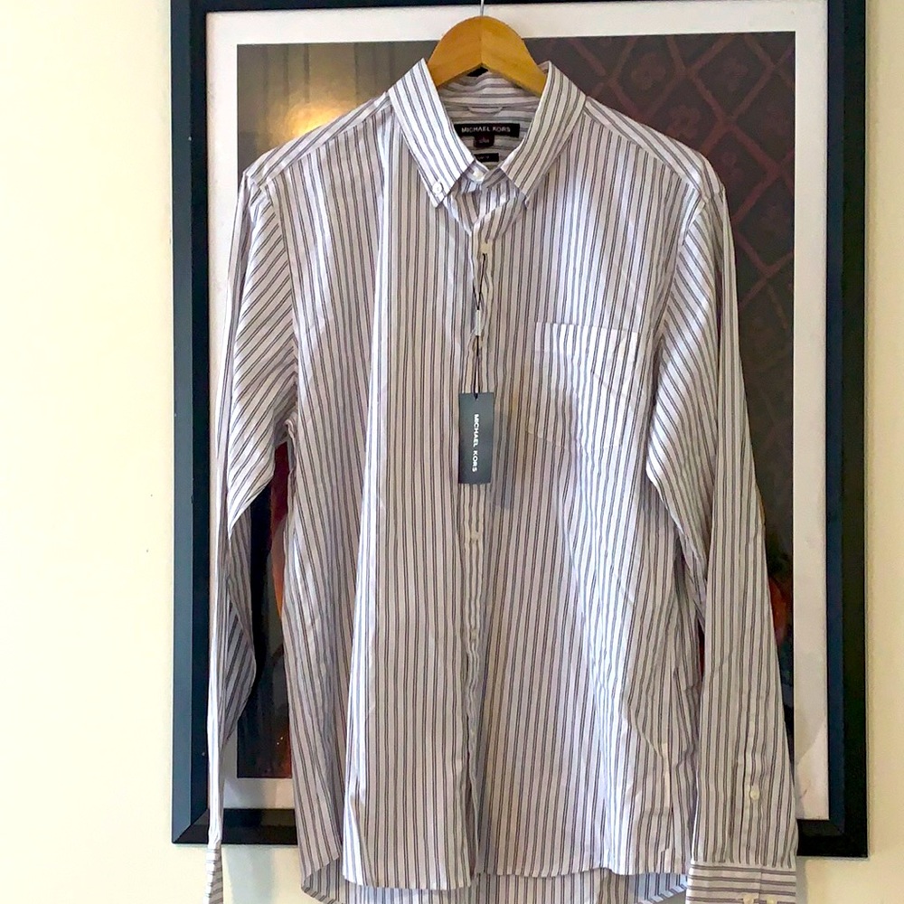 Michael Kors Slim fit dress shirt New with tags
